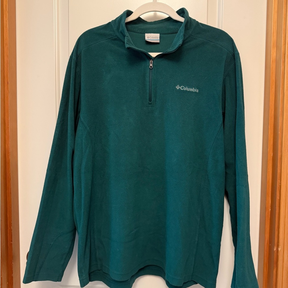 Columbia Green Quarter-Zip Fleece